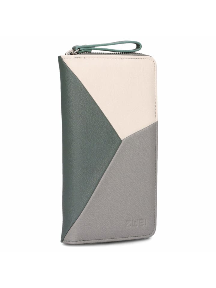 Zwei Jana J2 - Geldbörse 12cc 20 cm (kiwi) in foggy günstig kaufen onesize