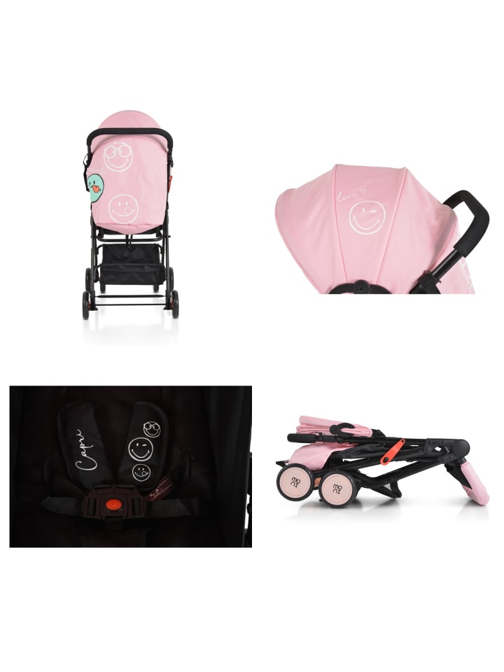 Moni Kinderwagen, Capri klappbar in rosa günstig kaufen onesize