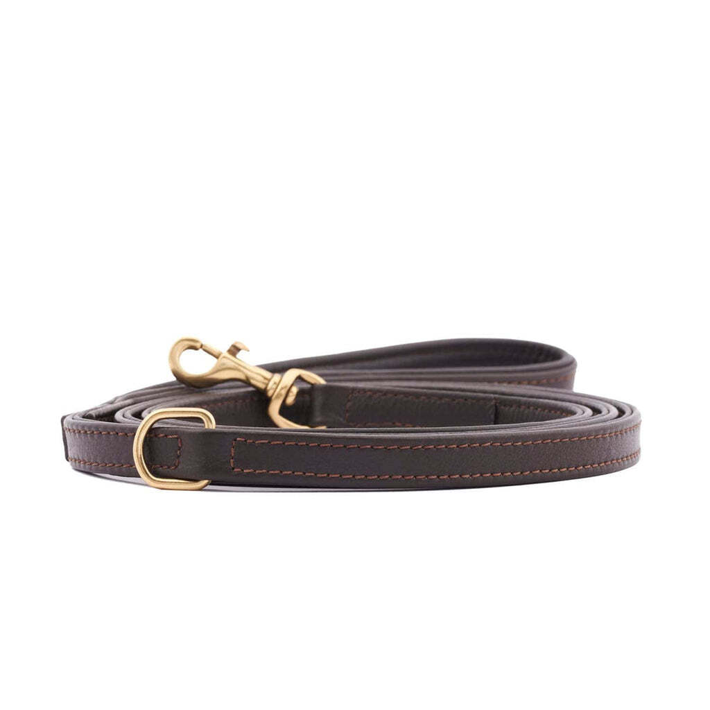 William Walker Hundeleinen William Walker Hundeleine Plain Dark Moss S-L