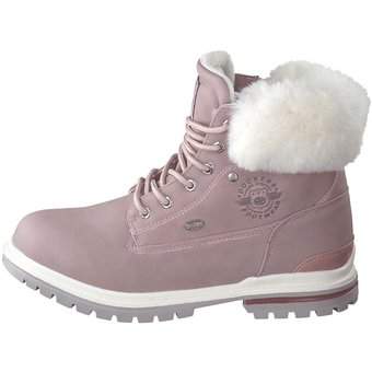 Dockers Schnür Boots in rosa
