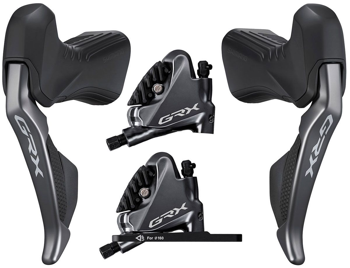 Shimano GRX Di2 ST-RX815+BR-RX810 2x11-fach Scheibenbremsen-Set kaufen | Bike-Discount