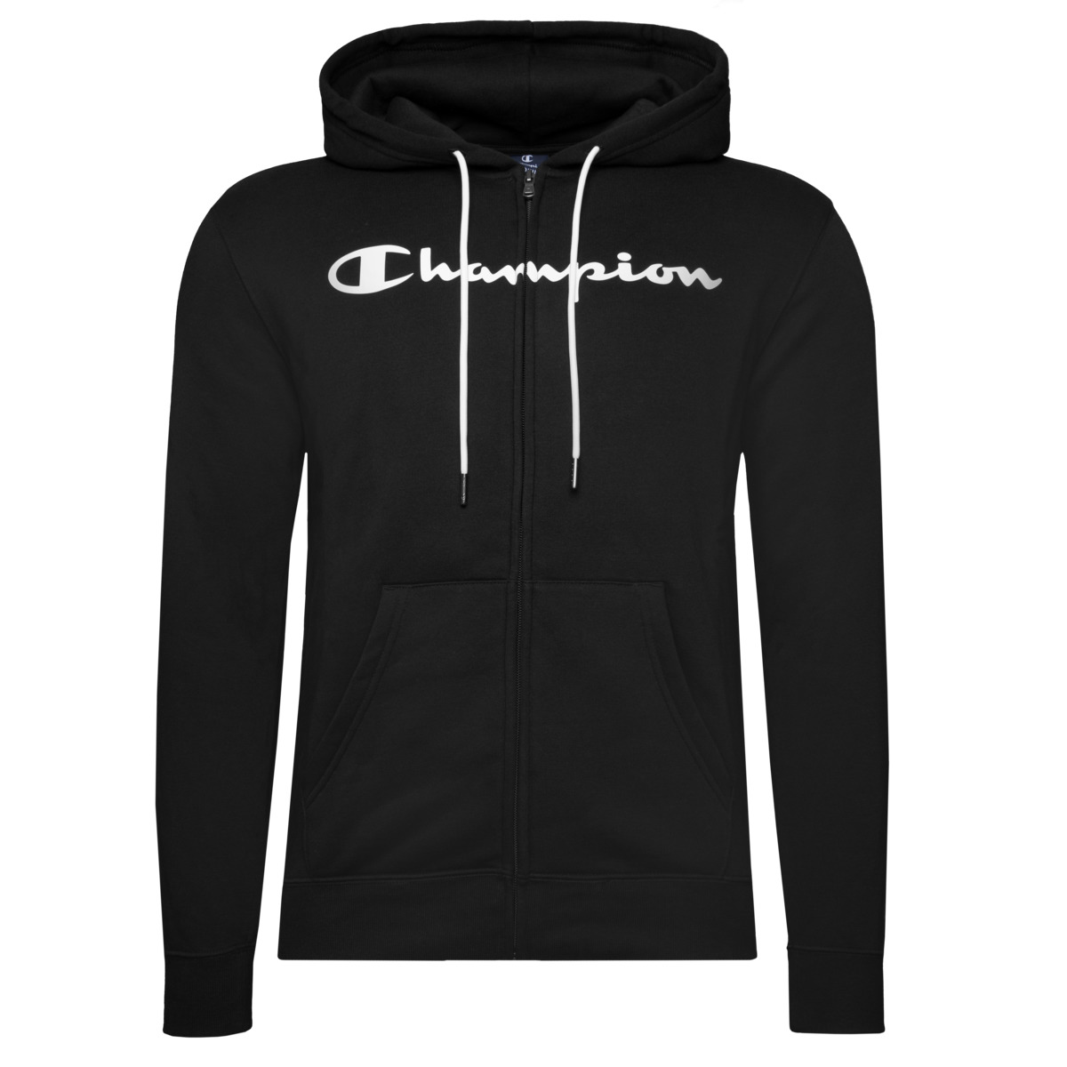 Champion Hooded Full Zip Sweatjacke schwarz