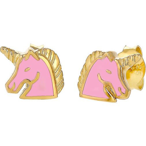 Elli Ohrringe Kinder Einhorn Magic Emaille 925 Sterling Silber