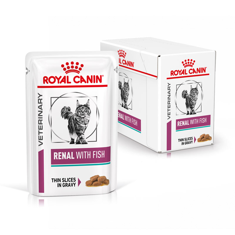 ROYAL CANIN Nierendiät ROYAL CANIN Veterinary RENAL 12x85g Fisch