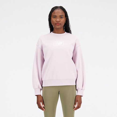 DAMEN KAPUZENSWEAT ESSENTIALS AMERICANA BRUSHED BACK FLEECE CREW