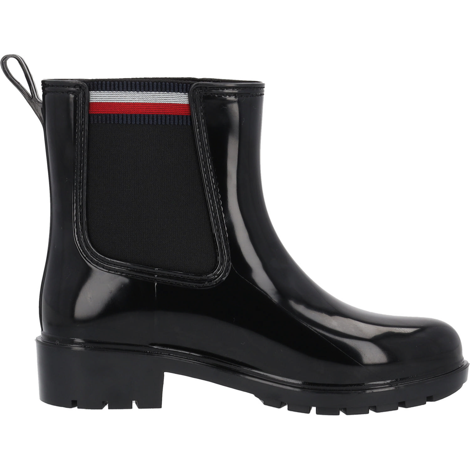 Tommy Hilfiger FW0FW07473, Gummistiefel, Damen, Schwarz
