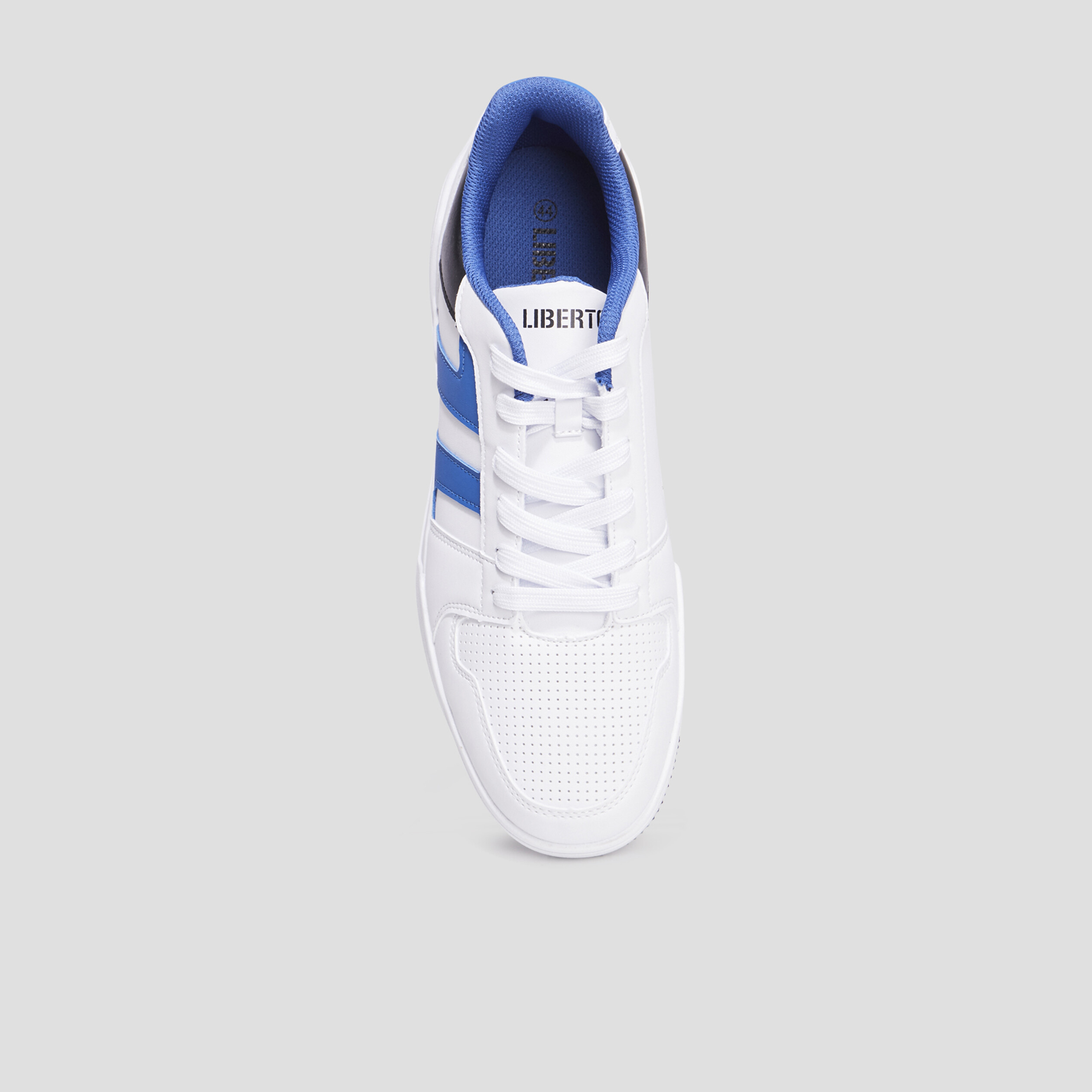 Tennis basses à lacets Liberto Torus blanc homme | La Halle