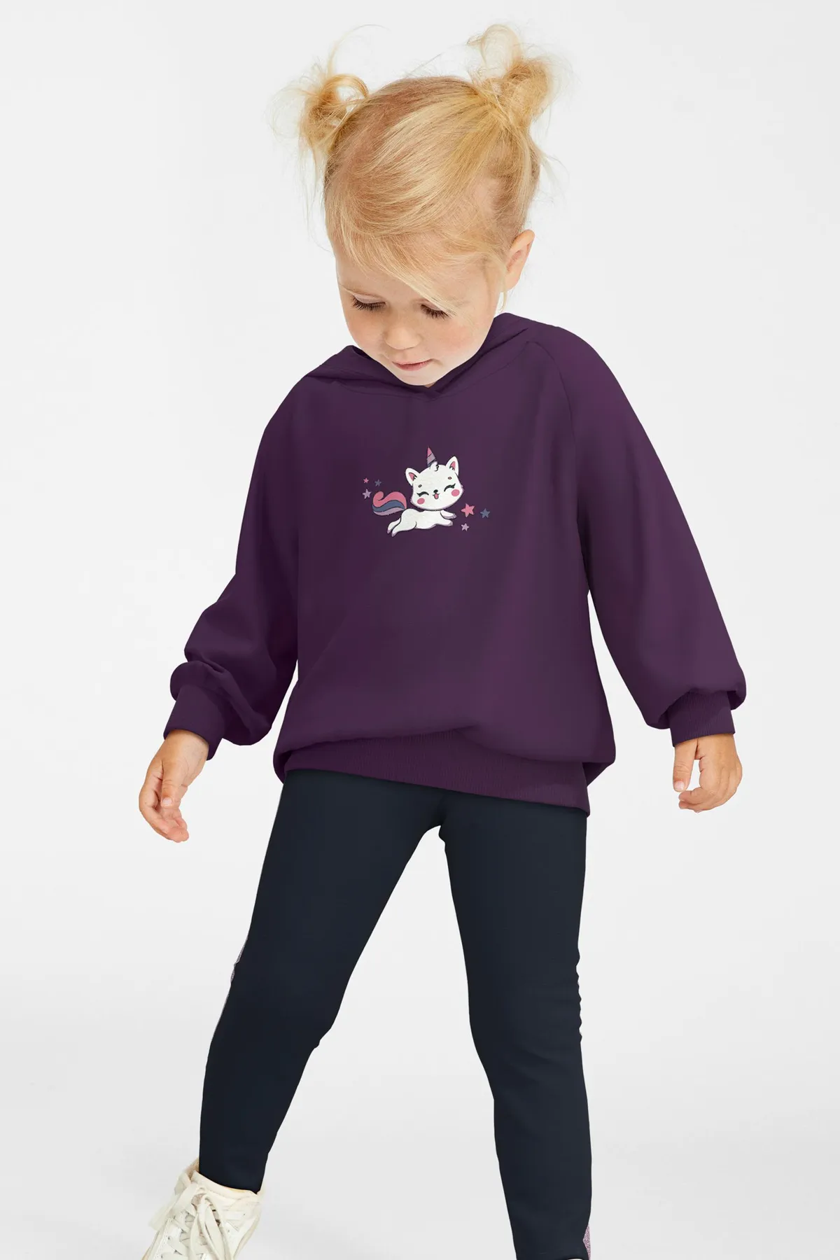 name ıt  Sweatshirt - Lila - Regular Fit