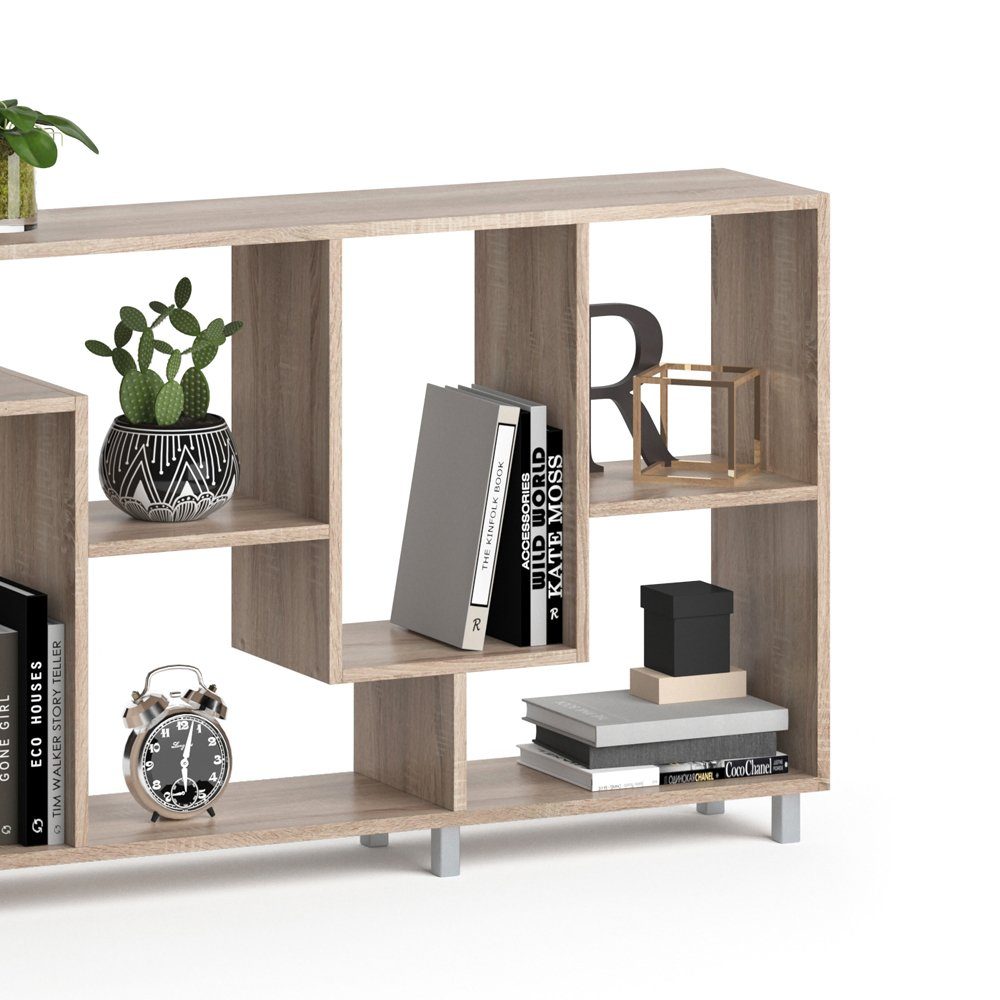 Vicco Raumteiler Standregal Bücherregal NOA Sonoma