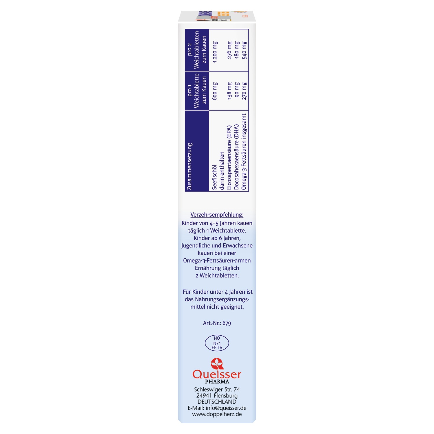 Omega-3 Gel-Tabs family system