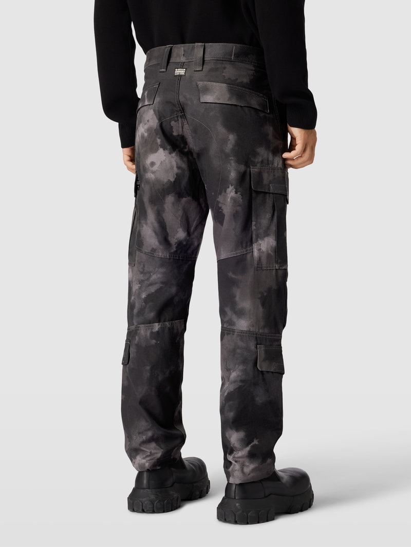Cargohose mit Cargotaschen in schwarz