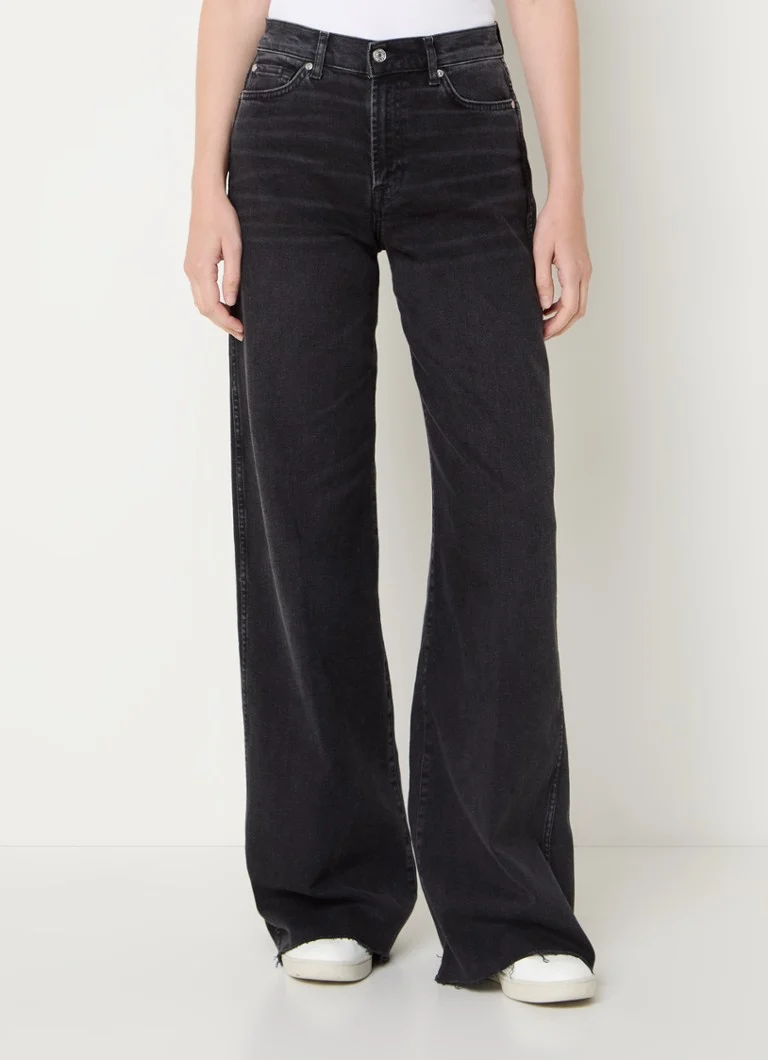 7 For All Mankind Lotta farmerke visokog struka širokog kroja od mješavine liocela