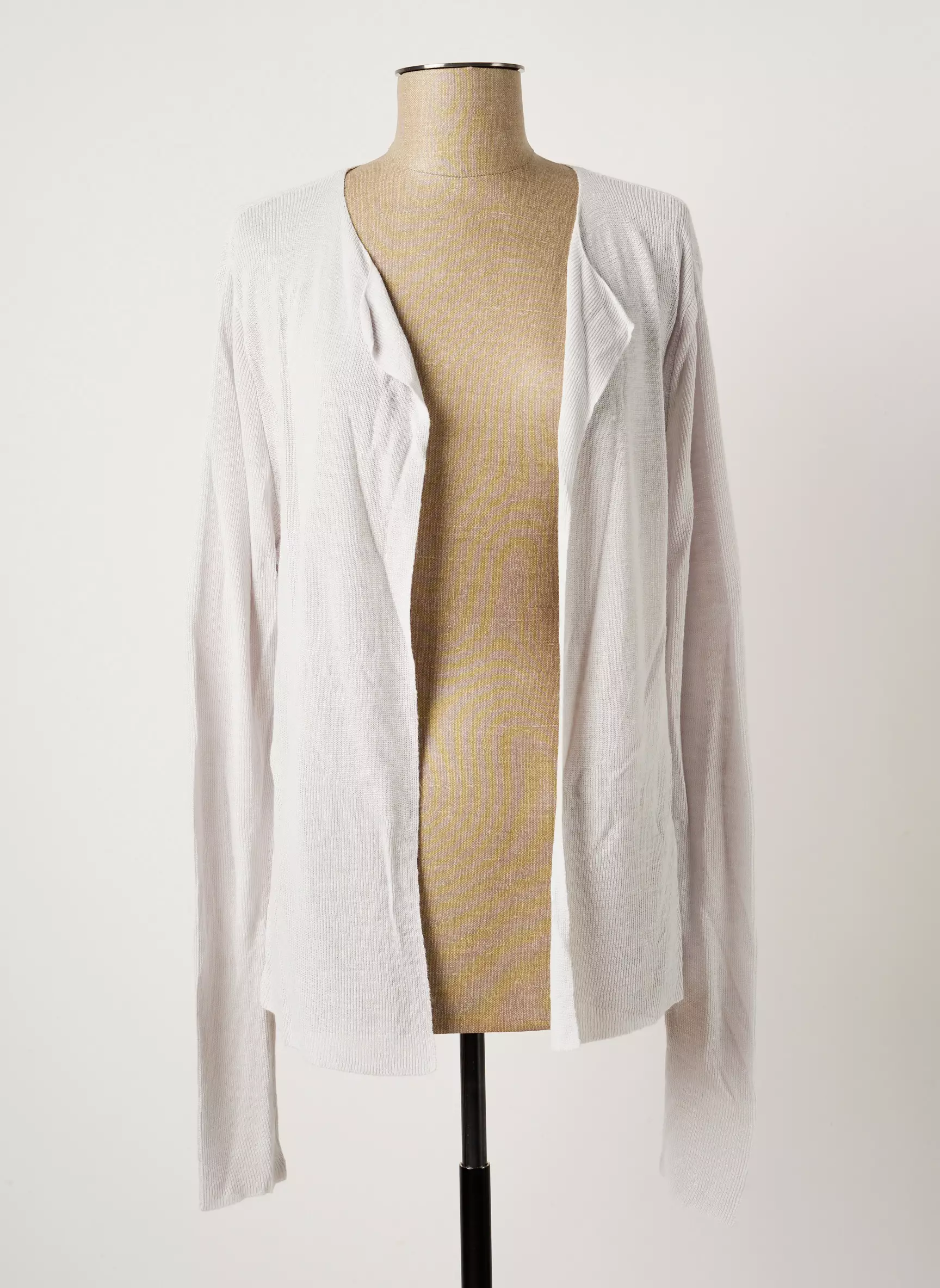 Poles Cardigans Femme couleur gris