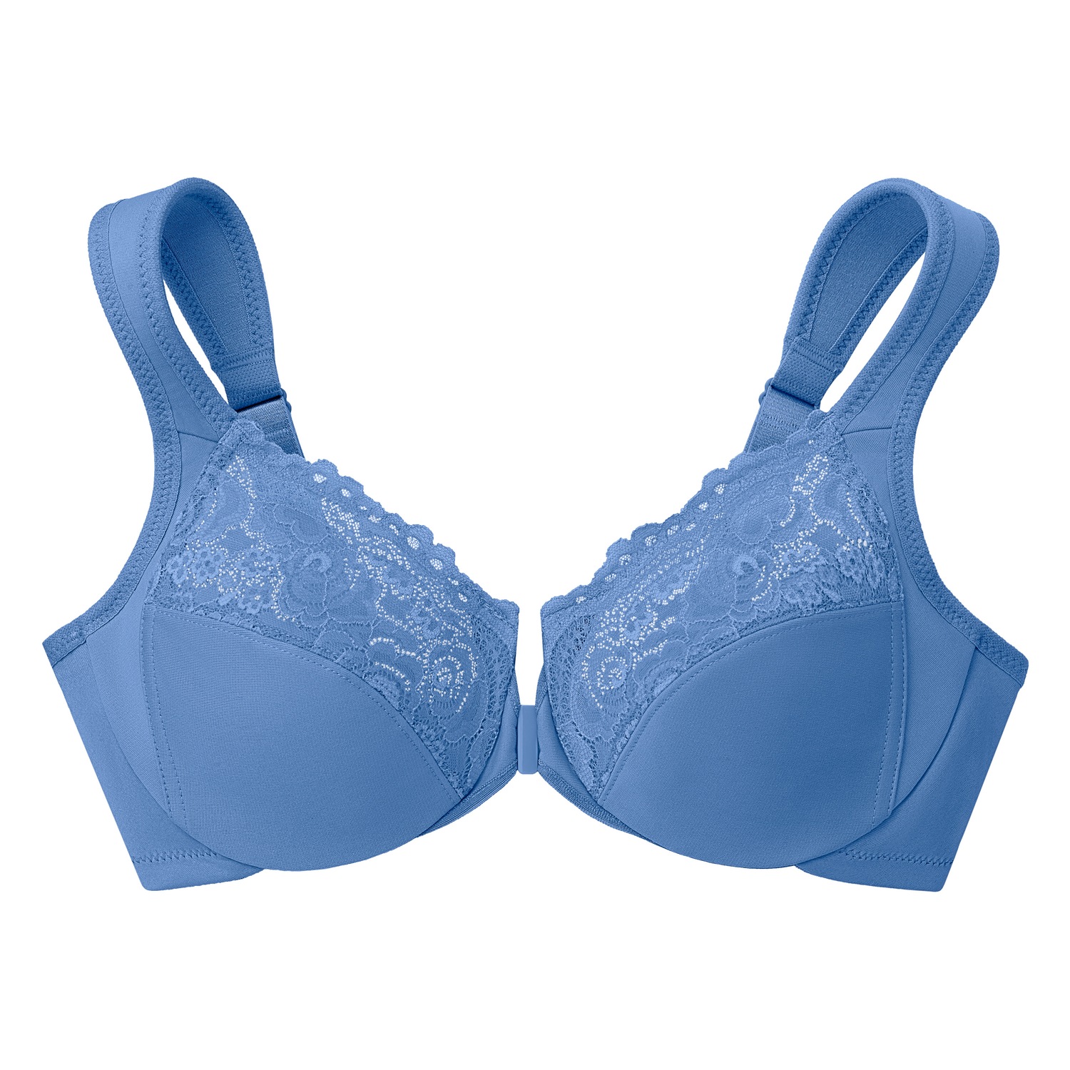 Vorderverschluss-WonderWire-BH - Blau