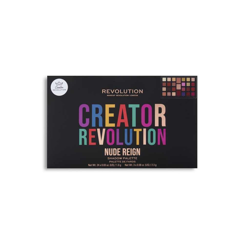 Revolution Revolution Creator Limitless Eyeshadow Palette Nude Reign Fard à paupières