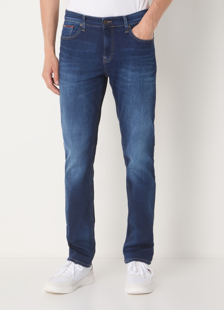 Tommy Hilfiger Ryan -slim fit -farkut, joissa tumma pesu