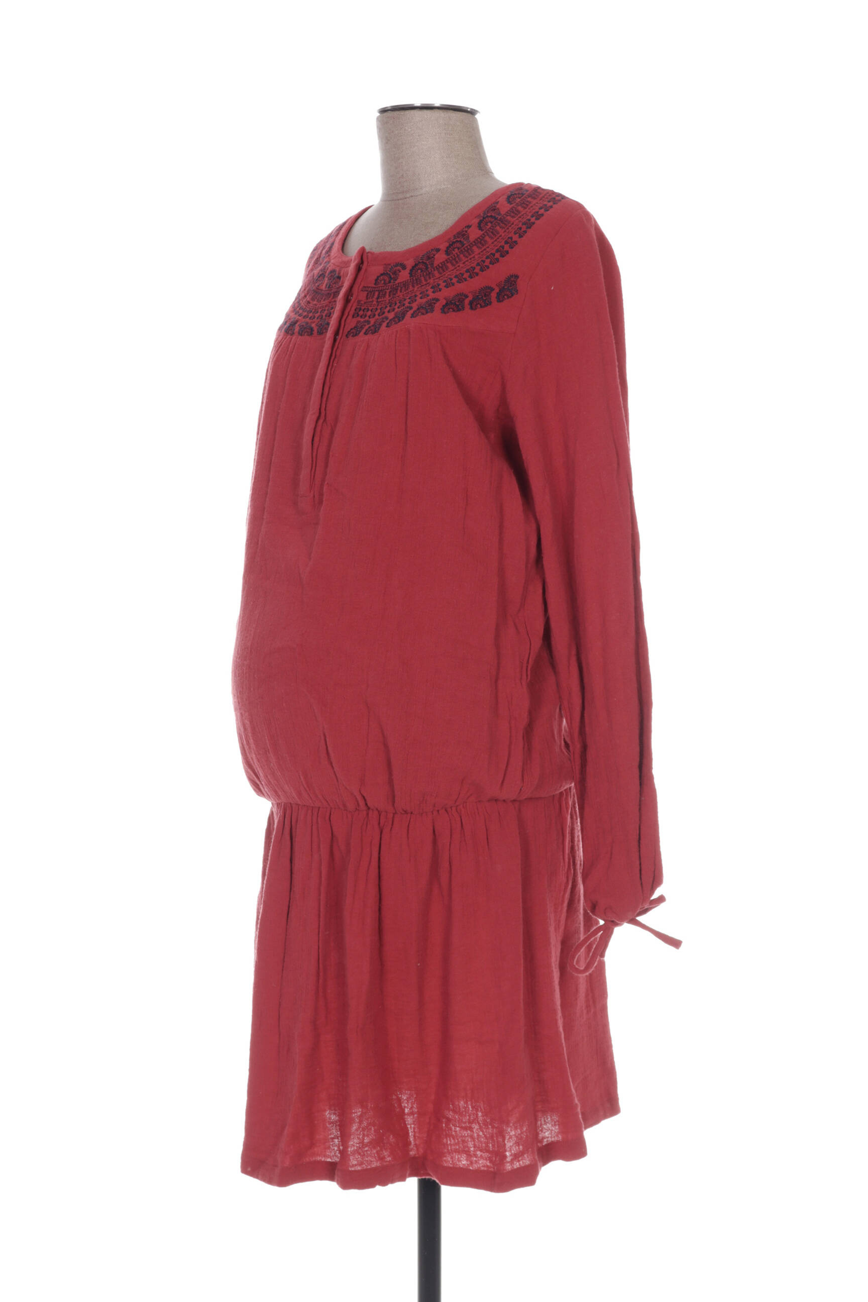 Colline Robes Maternite Femme couleur rouge