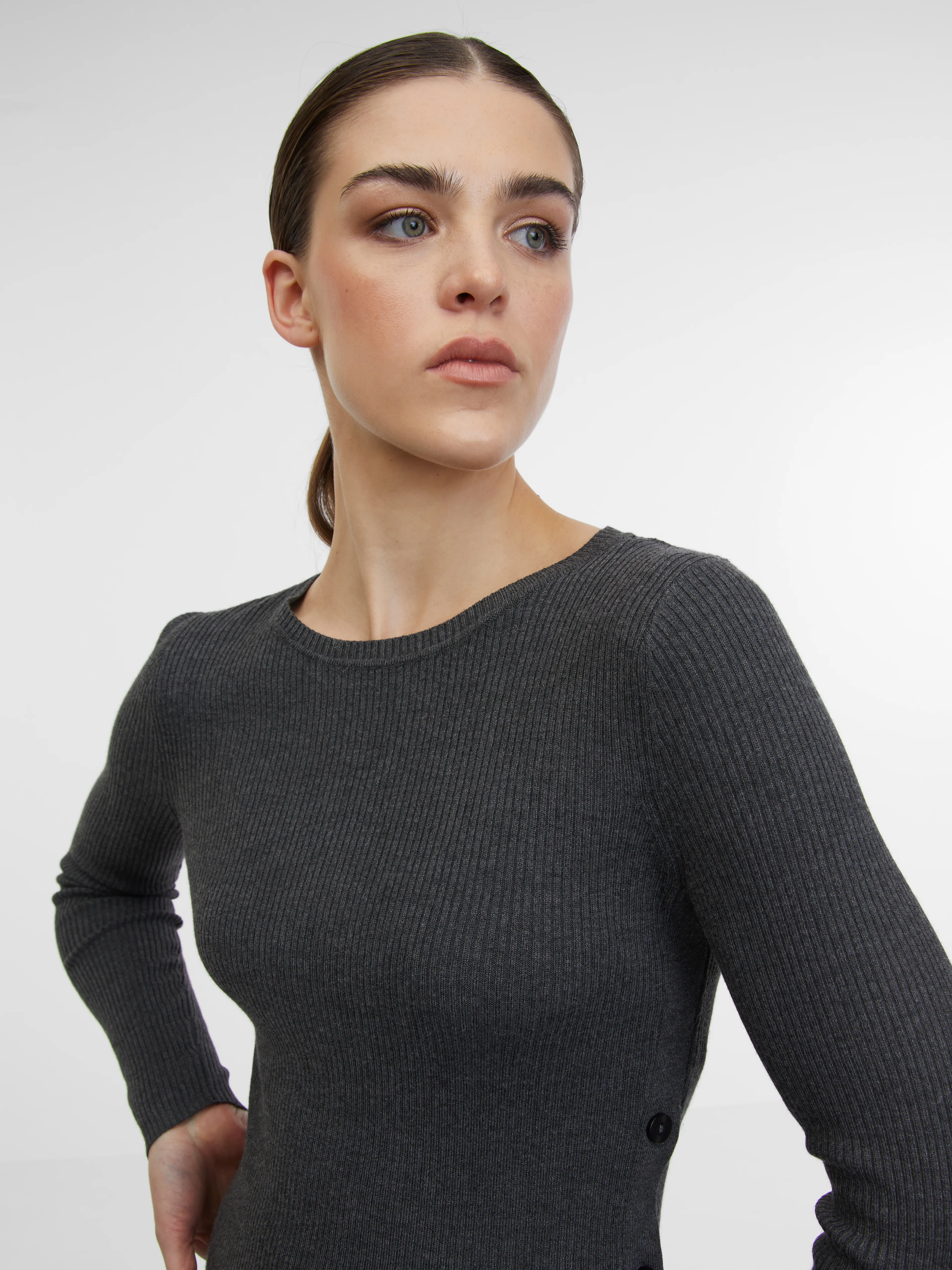 Grauer Damenpullover ORSAY