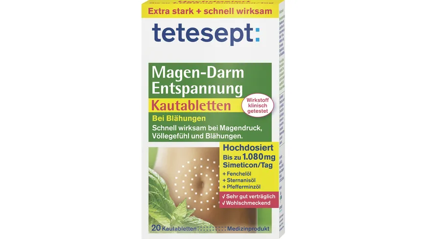 tetesept Magen-Darm Entspannung Kautabletten