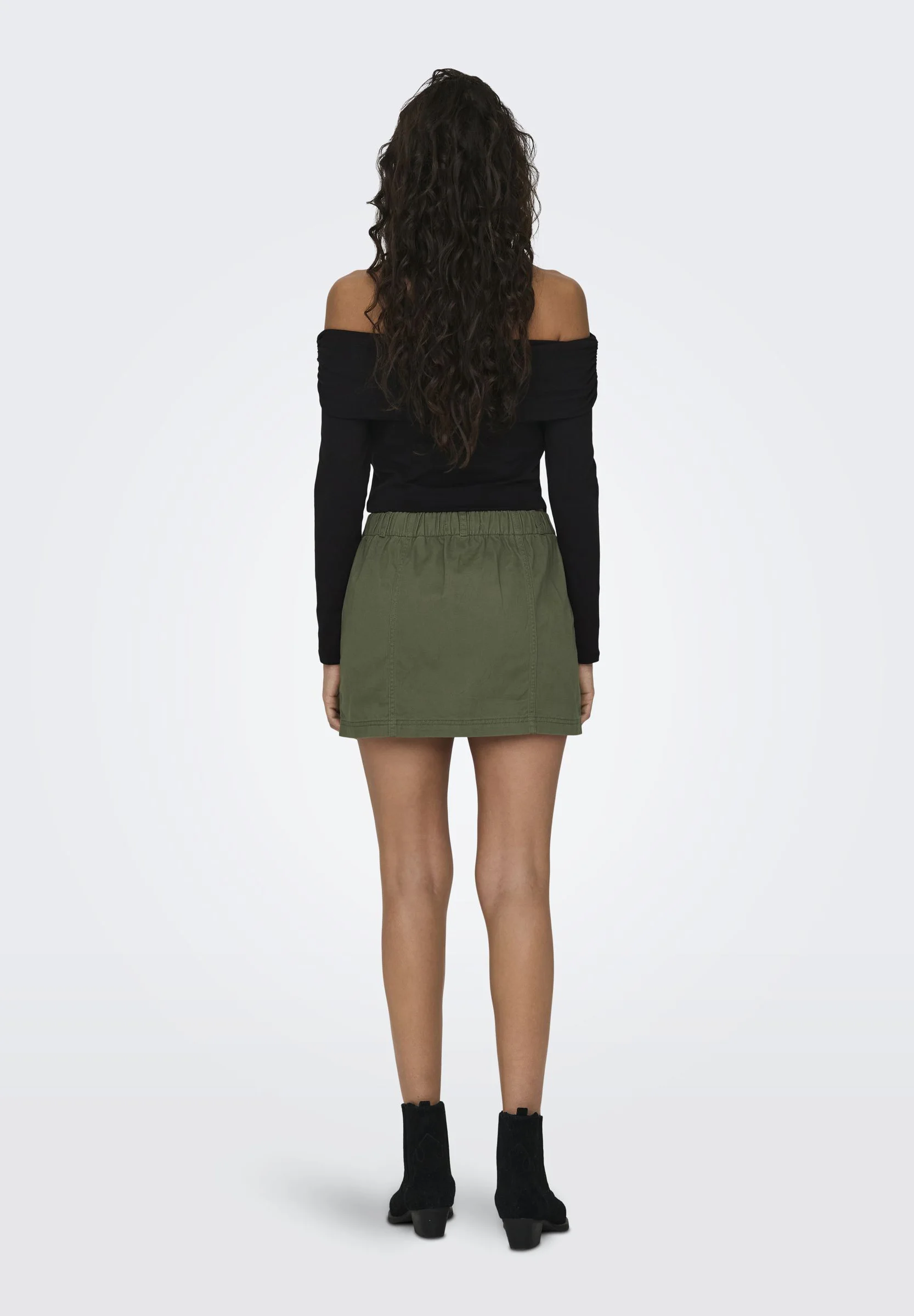 ONLY ONLVALERIE MW MINI CARGO SKIRT PNT - Minifalda