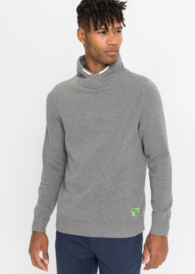 Pullover mit Schalkragen