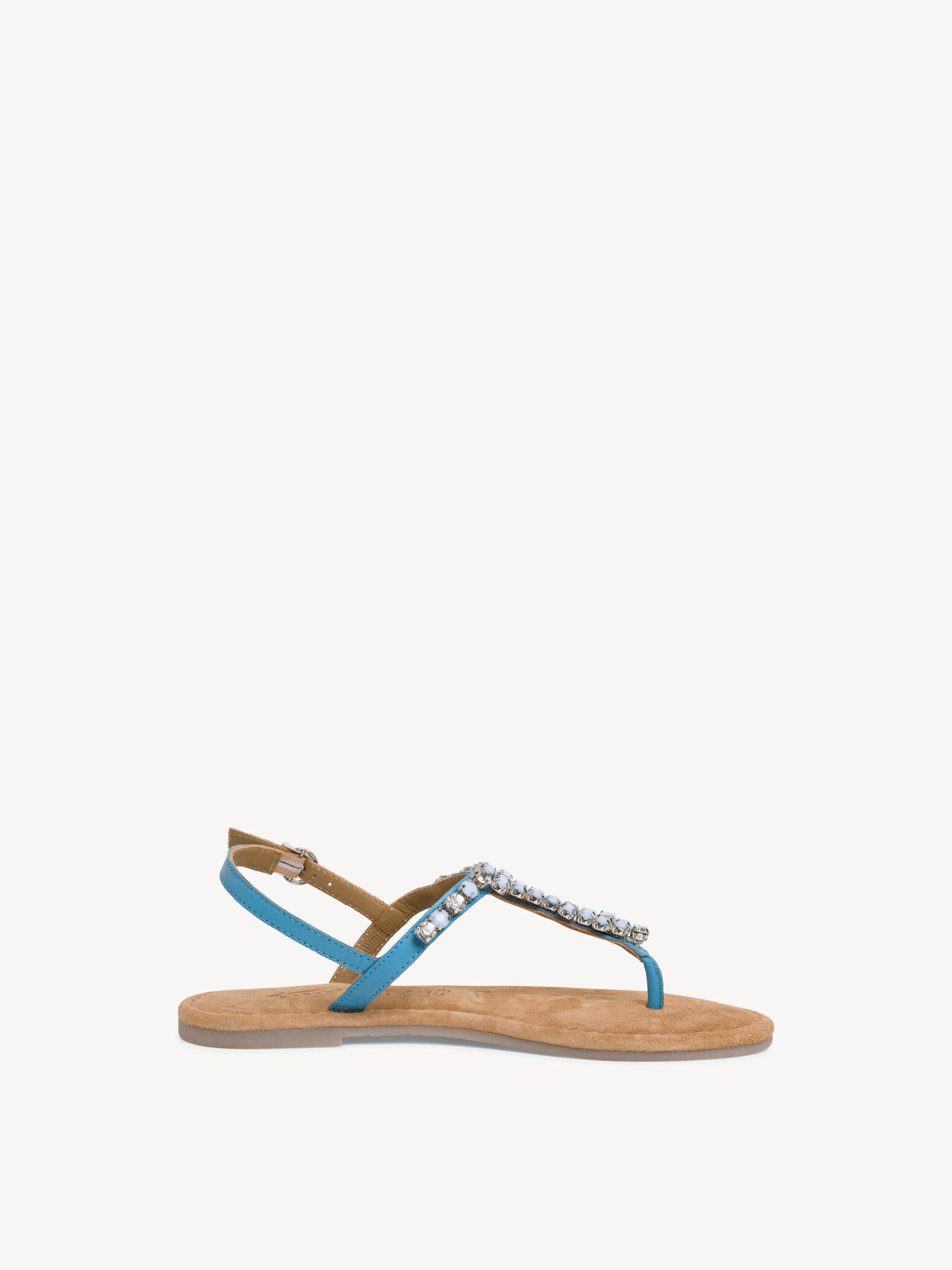 Sandale en cuir - bleu