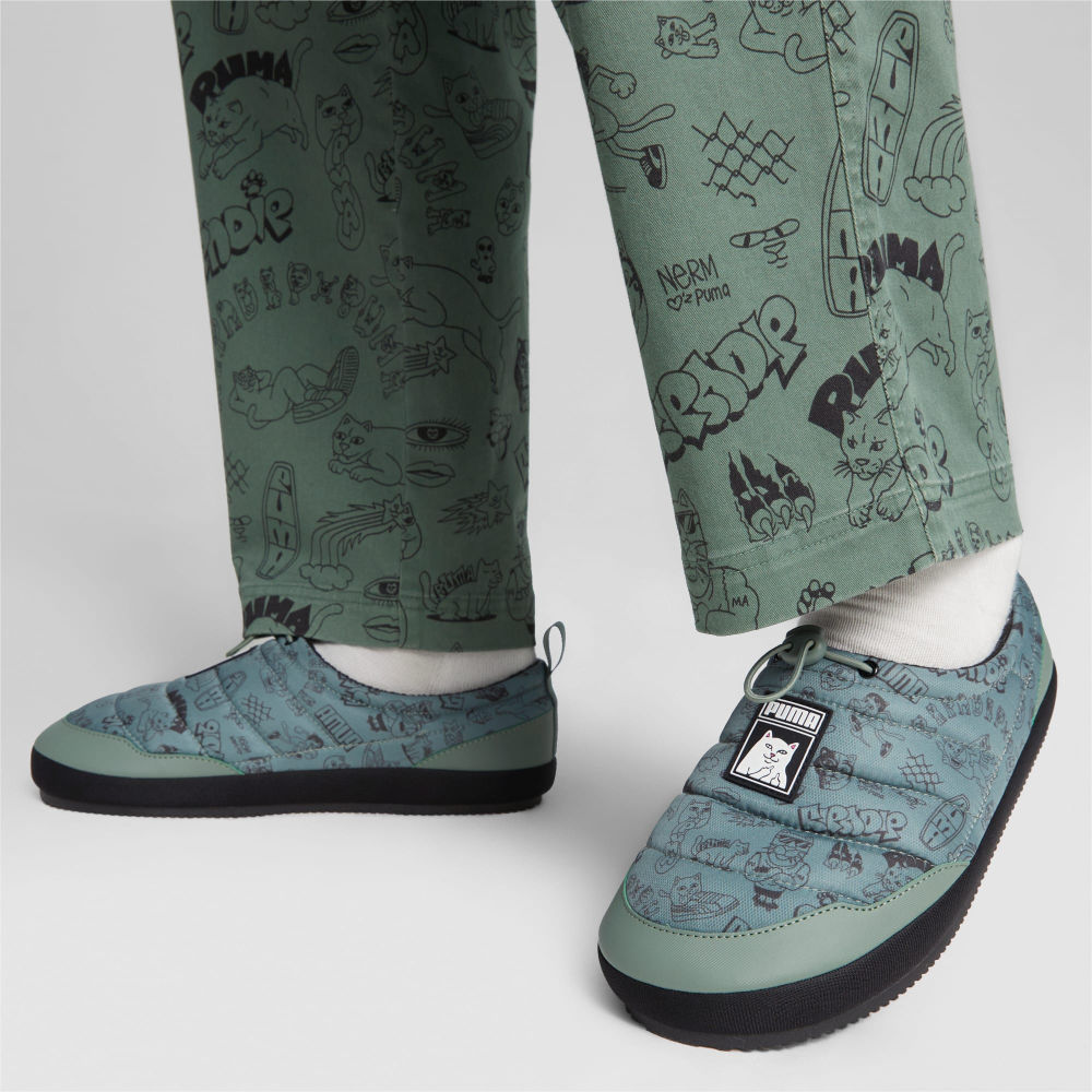 PUMA x RIPNDIP Tuff Plus Slipper 393540_01 / grün