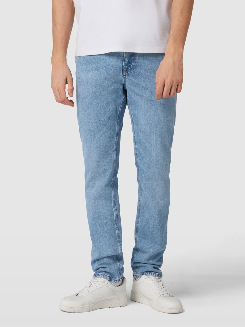 Jeans im 5-Pocket-Style Modell 'SLIM' in blau