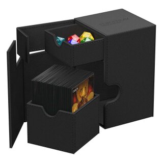 Ultimate Guard Flip`n`Tray 100+ XenoSkin Monocolor - Schwarz