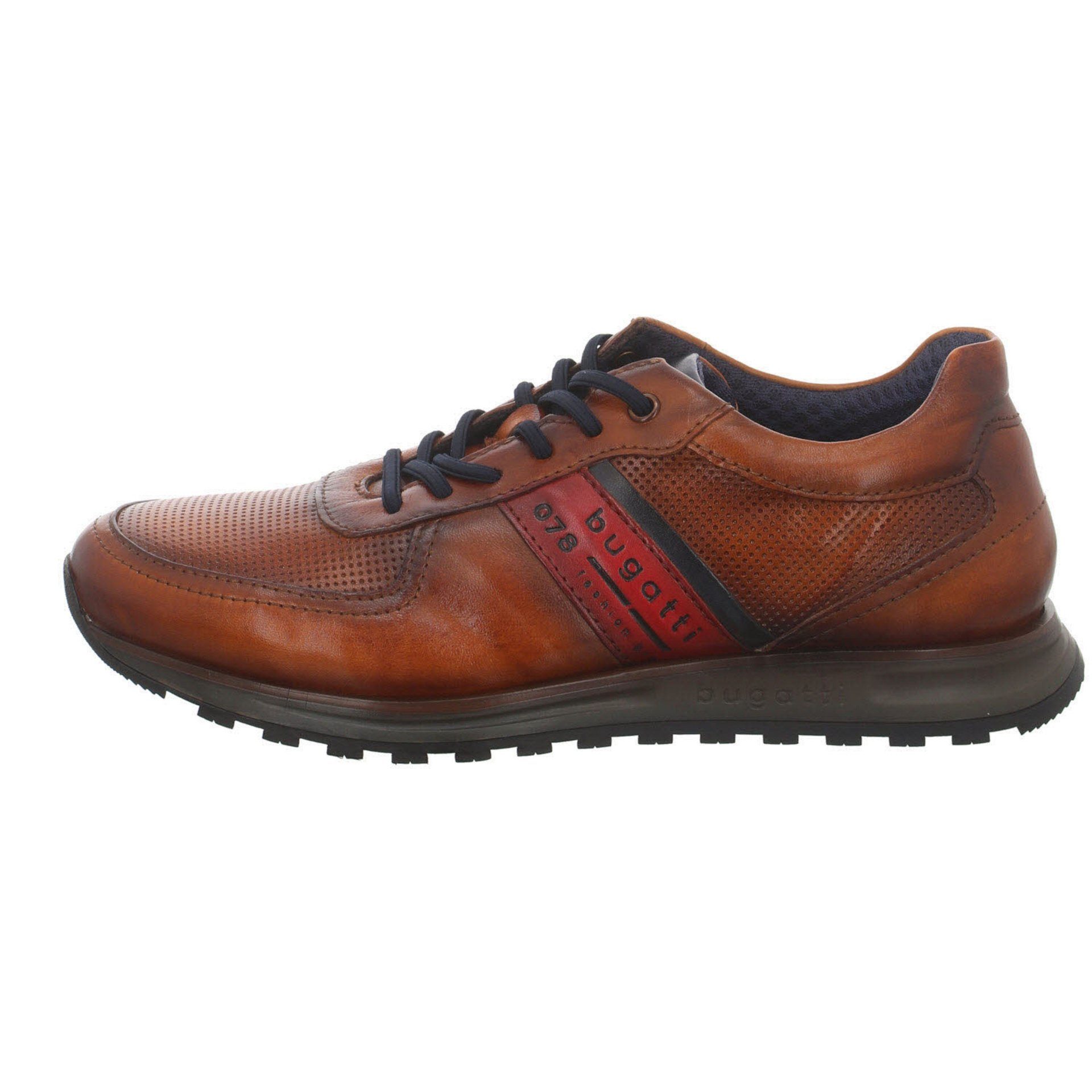 bugatti Herren Schnürhalbschuhe Sneaker Schnürschuh Glattleder
