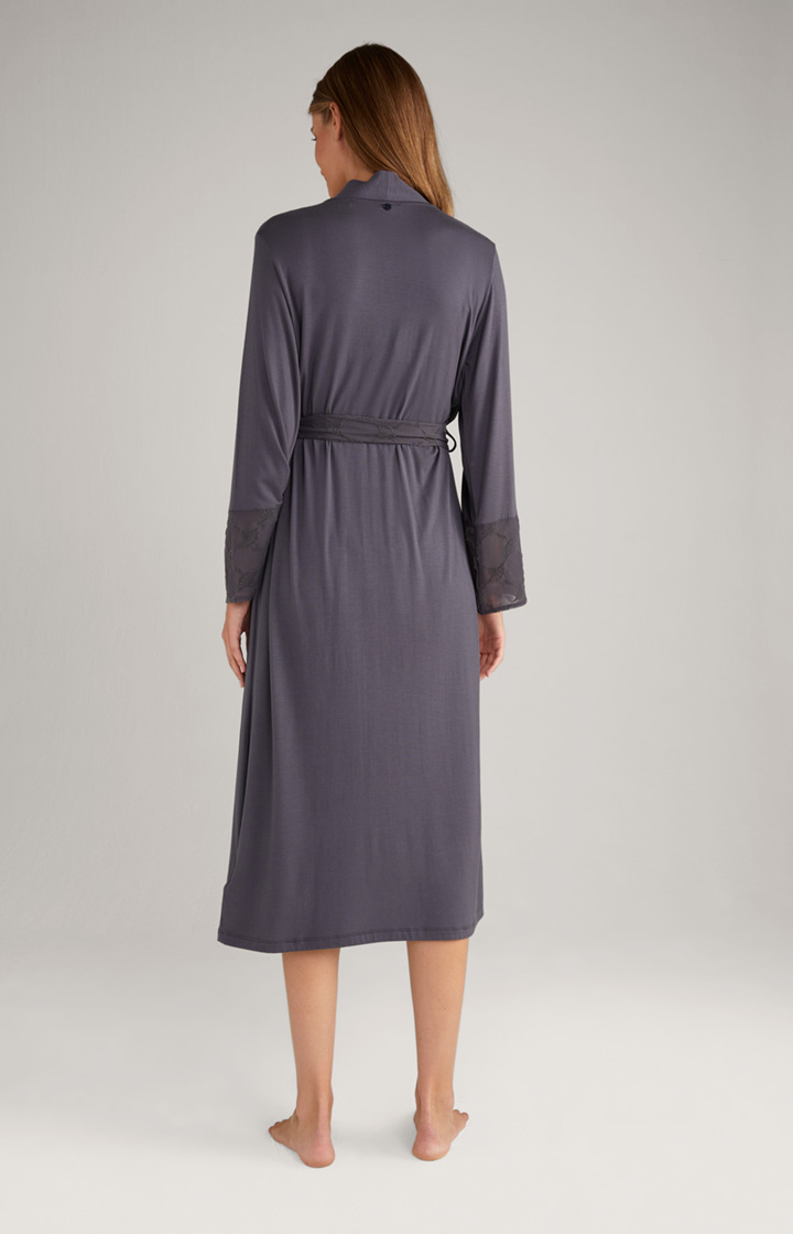 Lounge-Kimono in Anthrazit