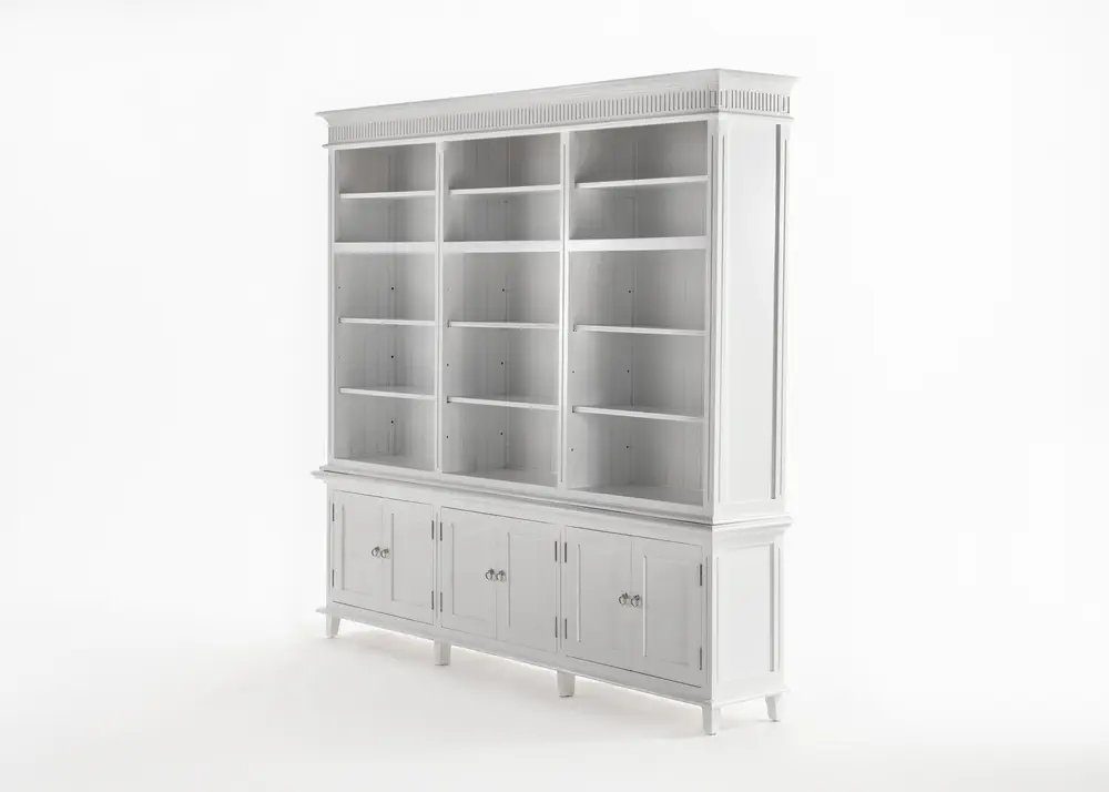 Novasolo Küchenbuffet Skansen Verstellbare Regale, Triple-Bay Hutch Kabinett