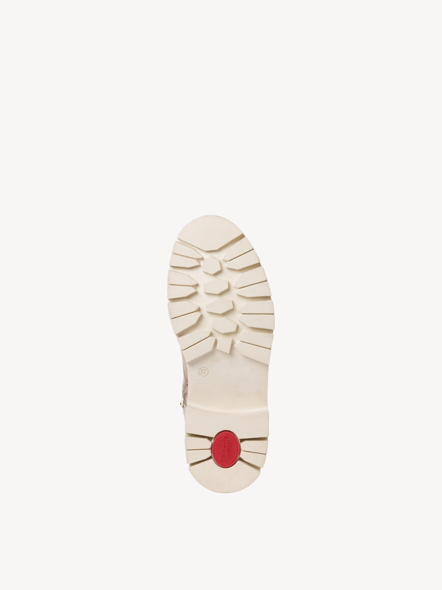 Bottine en cuir - beige