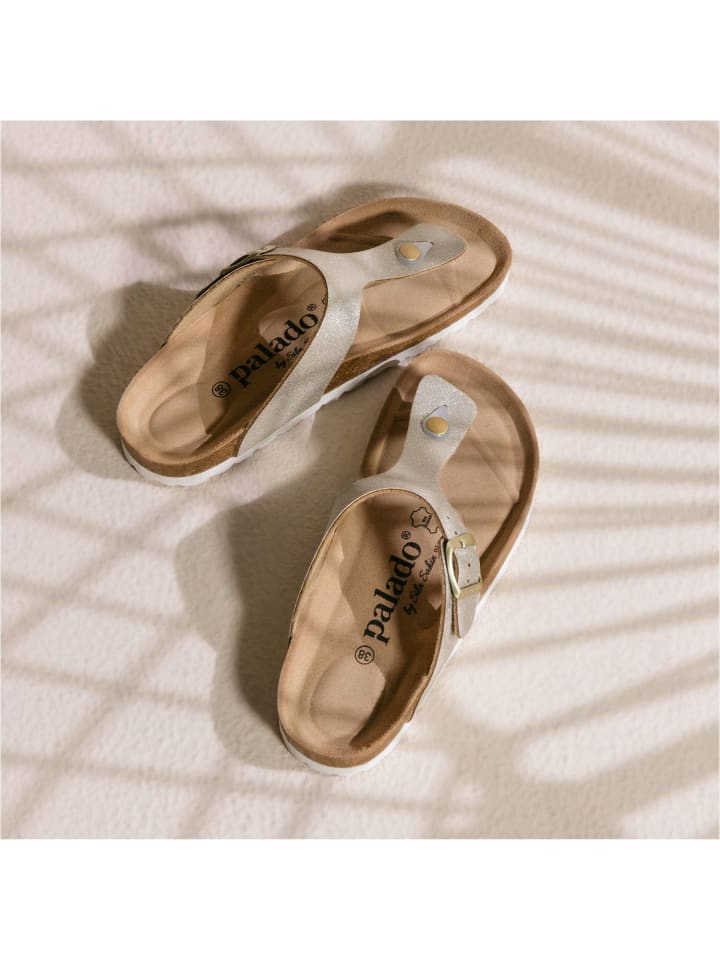 palado Pantoletten in gold glitzer günstig kaufen