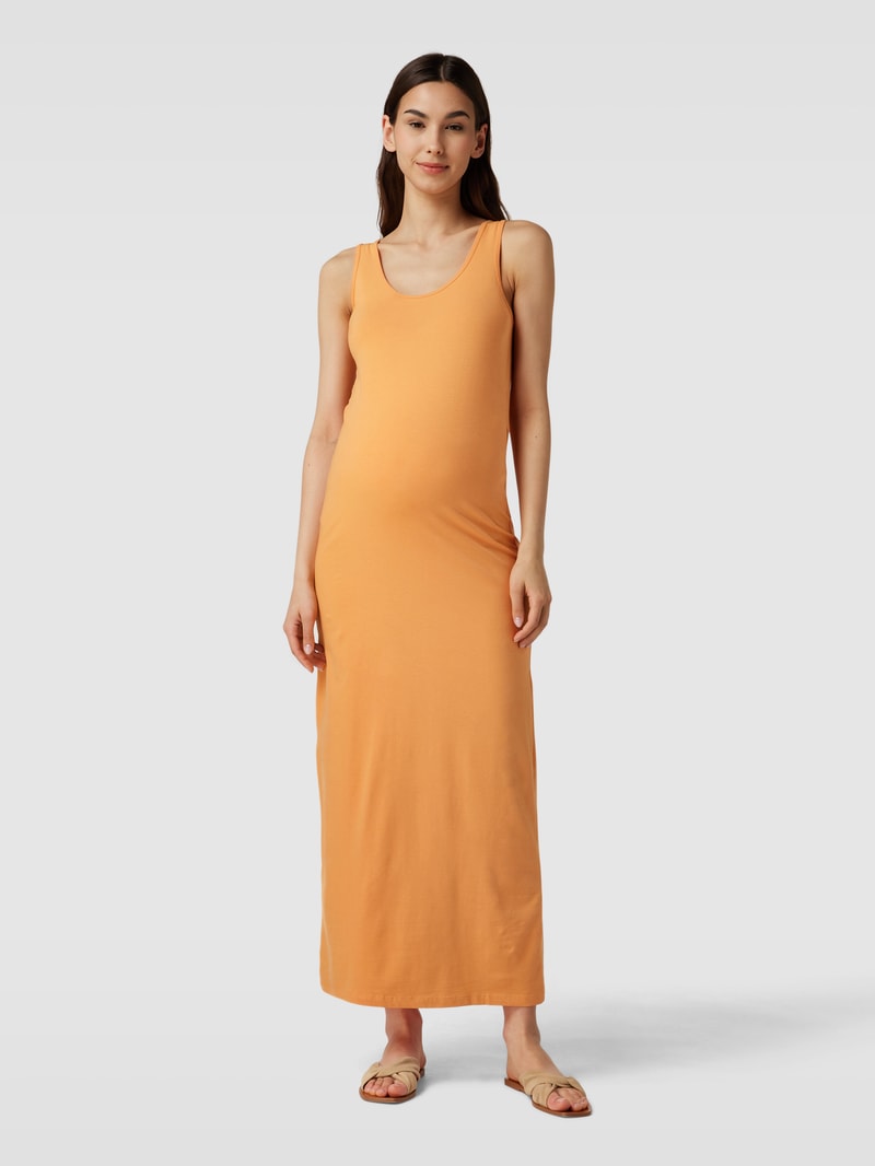 Umstands-Kleid mit U-Ausschnitt Modell 'MIA' in apricot