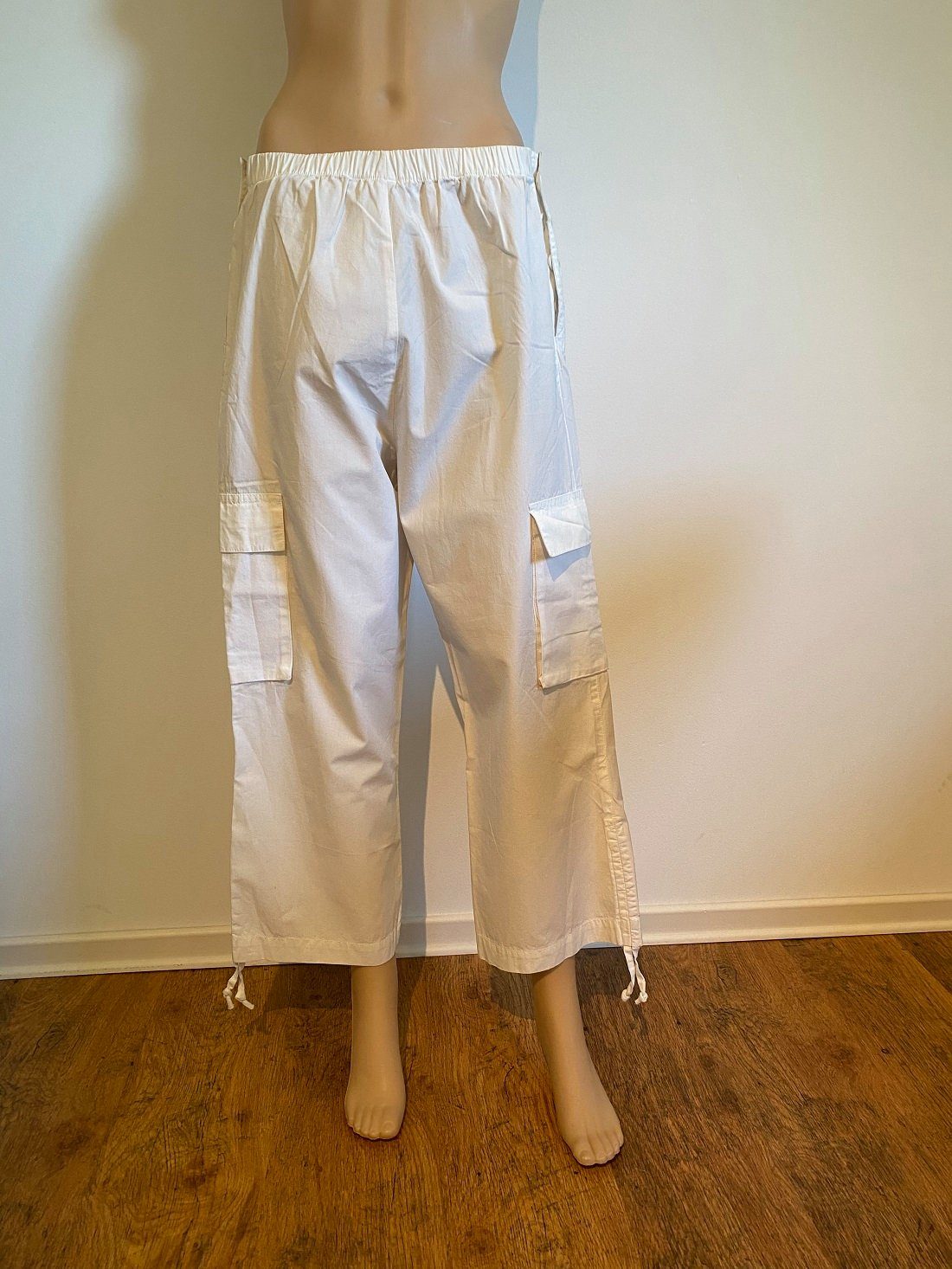 Bellezza Umstandshose 372080 weiß 7/8 Hose Cargo
