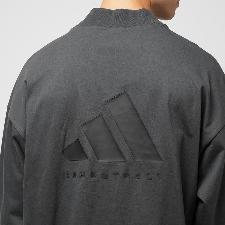 adidas Originals One Basketball Long Sleeve Tee dark grey