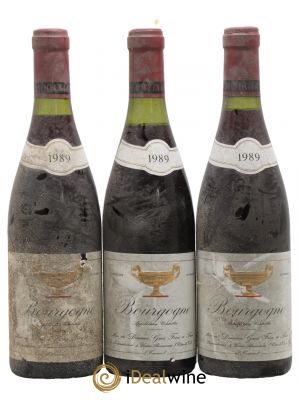 Bourgogne Gros Frère & Soeur  1989 - Lot de 3 Bouteilles