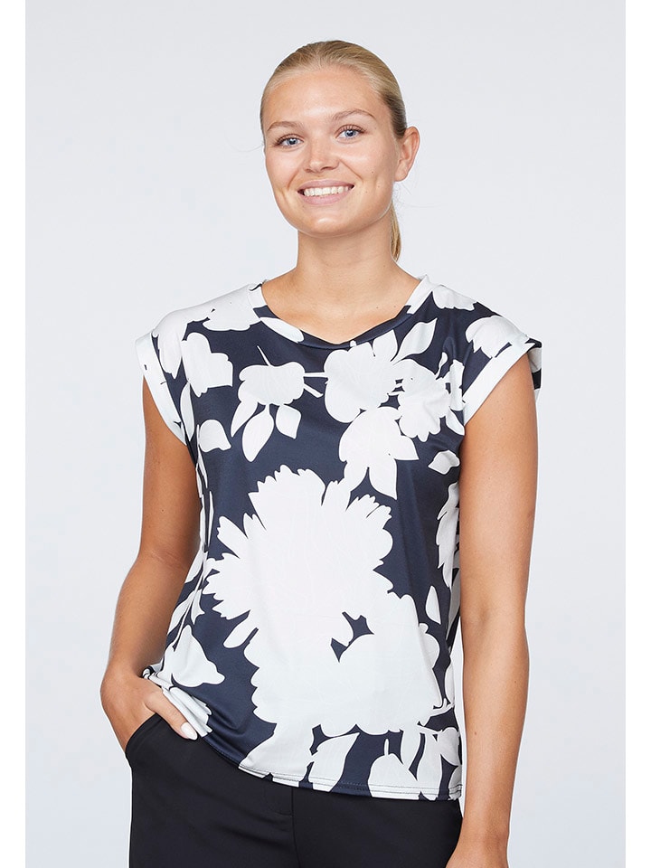 SisterS point Shirt in Dunkelblau/ Weiß günstig kaufen