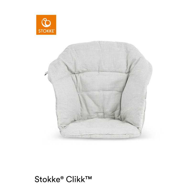 Coussin Nordic gris OCS pour chaise haute Clikk Stokke