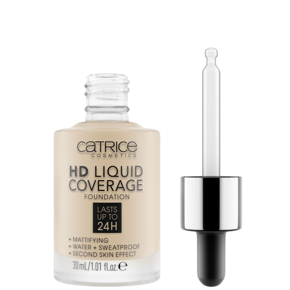 catrice HD Liquid Coverage Foundation fond de teint 010 Light Beige Fond de Teint