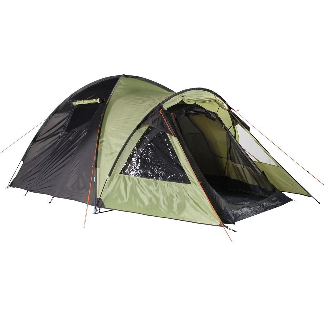 10T Outdoor Equipment Kuppelzelt Zelt Glenhill Beechnut 4 Mann Kuppelzelt XL Schlafkabine 5000mm Iglu, Personen: 4