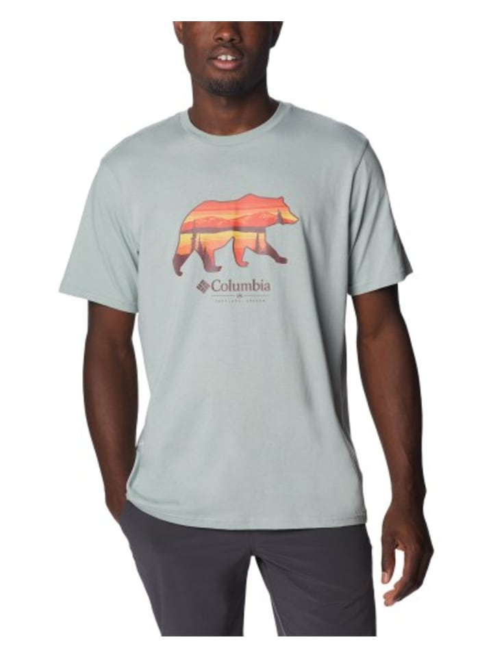 Columbia Rockaway River Tshirt in Grün günstig kaufen