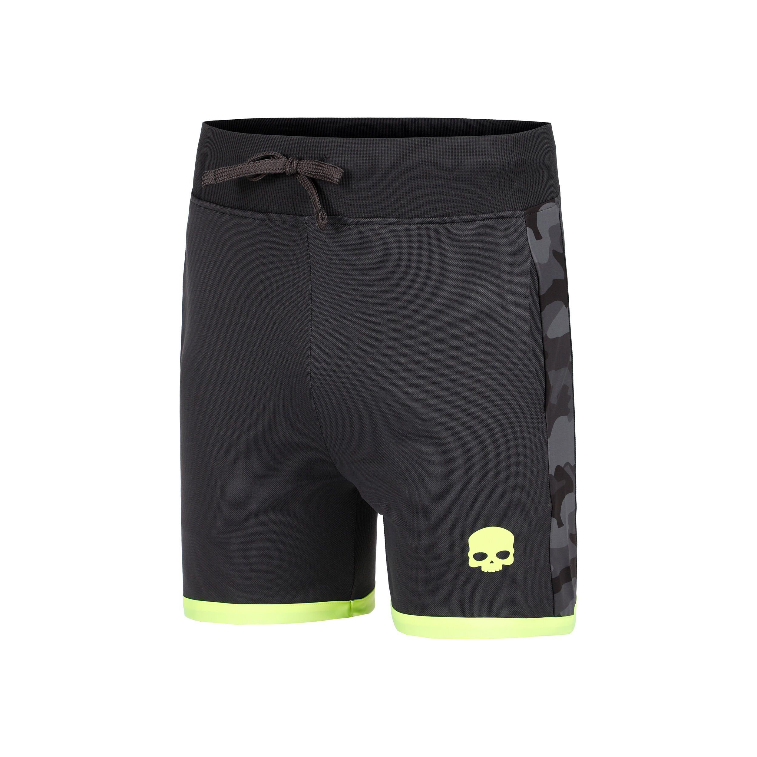 Camo Tech Shorts Herren - Dunkelgrau, Gelb
