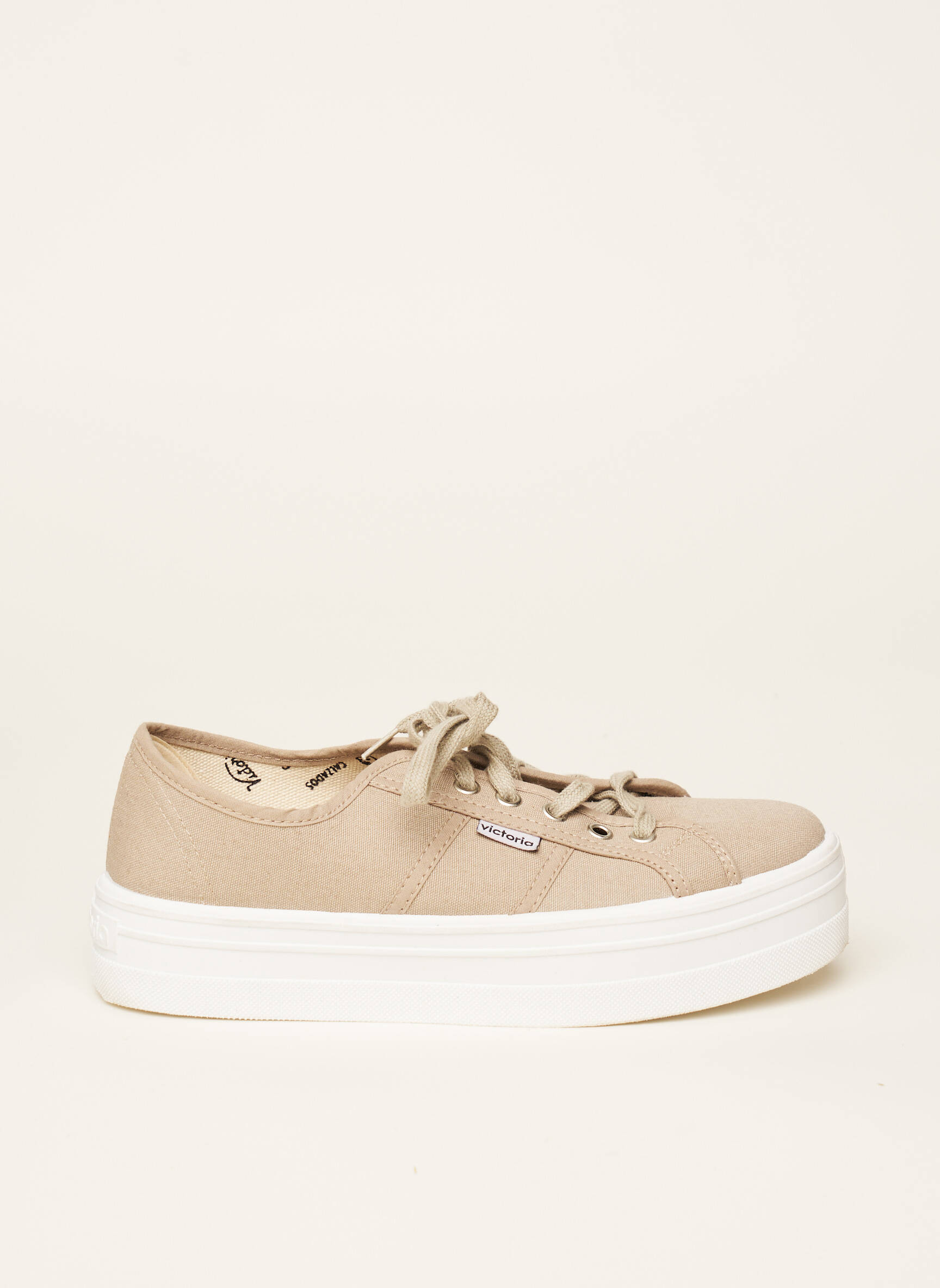 Victoria Baskets Femme couleur beige