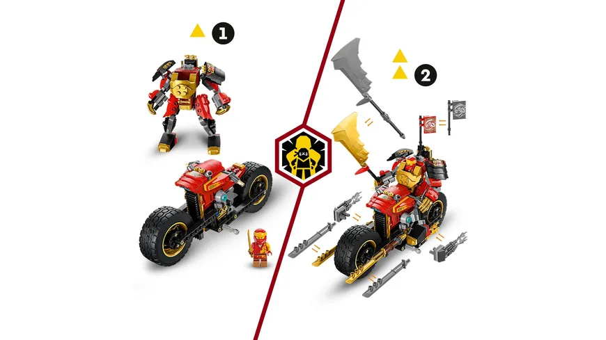 LEGO NINJAGO 71783 Kais Mech-Bike EVO