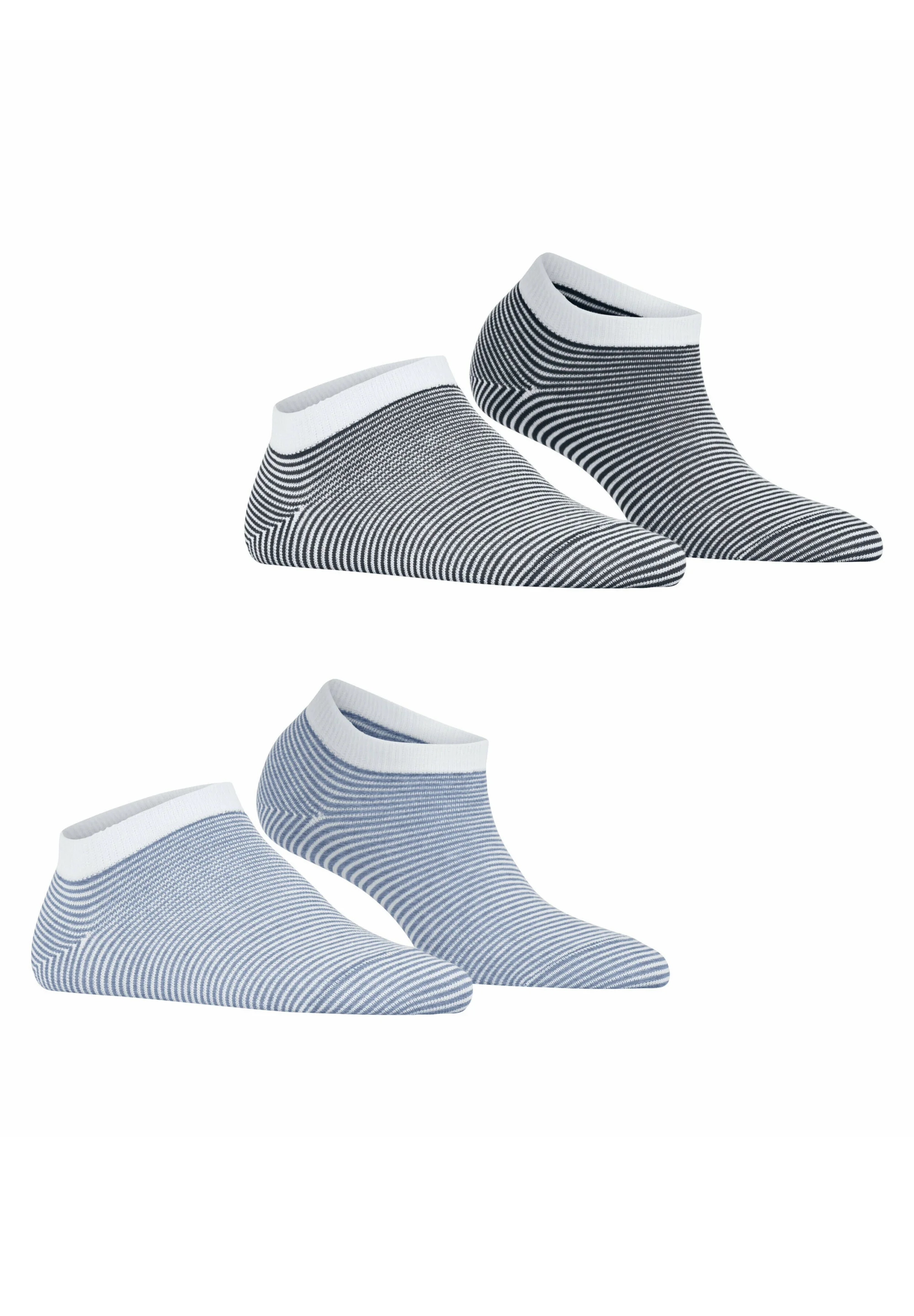 Paquete de 2 calcetines Esprit Allover Stripe con estampado