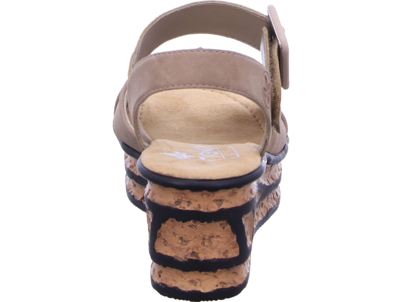 RIEKER Klassische Sandalen beige
