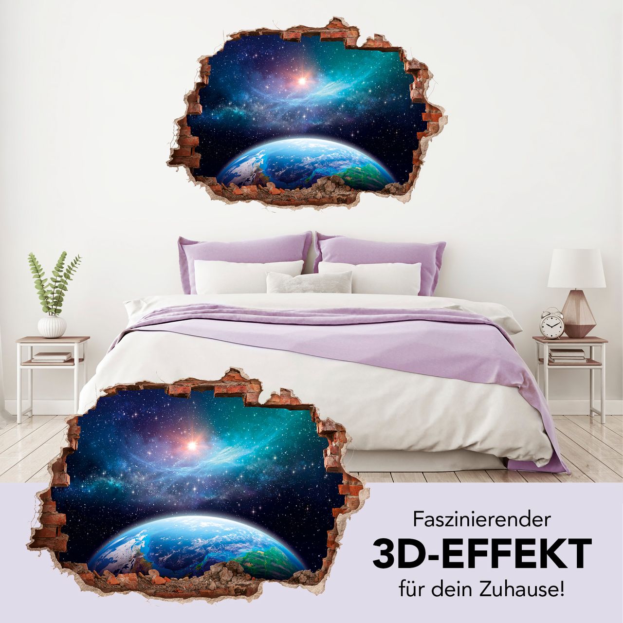 MAXXMEE 3D-Wandtattoo - Galaxy V2