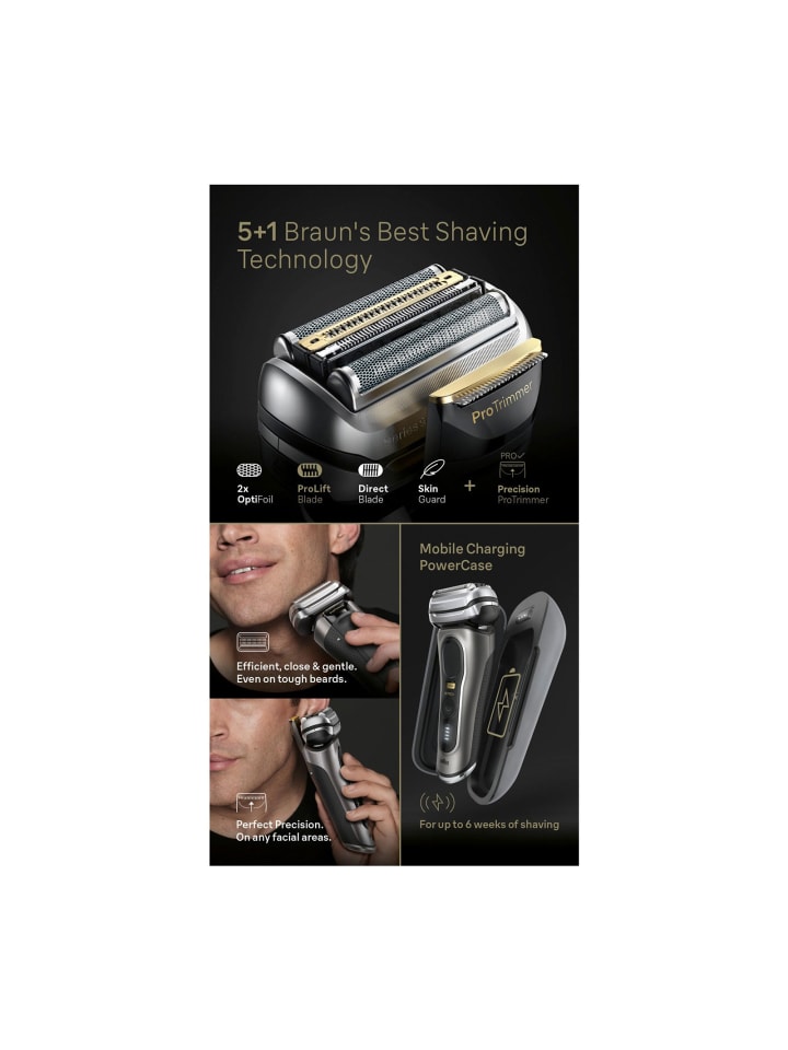 Braun Herrenrasierer Series 9 Pro  9525s in Schwarz günstig kaufen onesize
